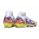 Botas Nike Mercurial Superfly 10 Elite FG Blanco Violeta Amarillo