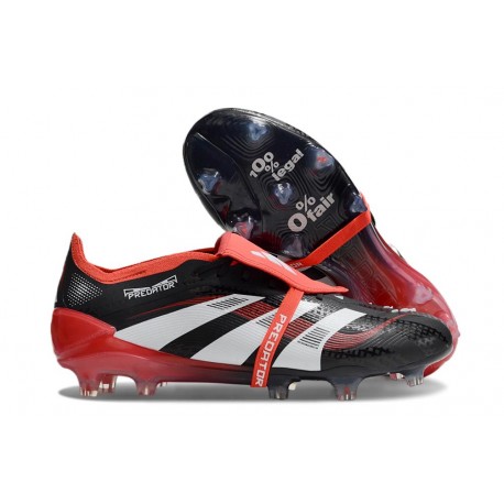 Adidas 2025 Predator Elite FT FG X MOMENTS Negro Blanco Rojo