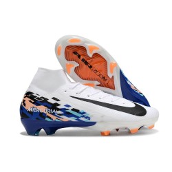 Botas Nike Mercurial Superfly 10 Elite FG Blanco Negro Azul