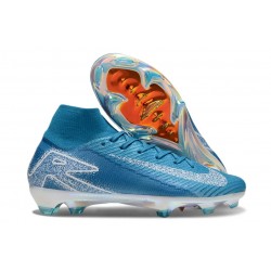 Botas Nike Mercurial Superfly 10 Elite FG Azul Blanco