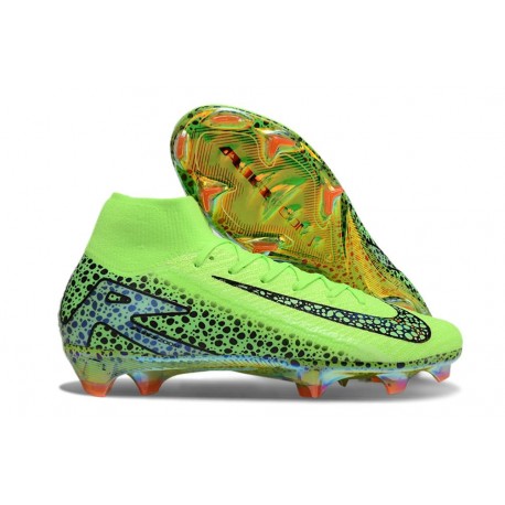 Botas Nike Mercurial Superfly 10 Elite FG Verde Negro