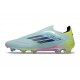 adidas F50 Elite Sin Cordones FG Casi Azul Azul Semilúcido Semi Amarillo Solar