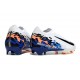 Botas de Futbol Nike Mercurial Vapor XVI Elite FG Blanco Negro Azul