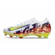 Botas de Futbol Nike Mercurial Vapor XVI Elite FG Blanco Amarillo Violeta Rojo
