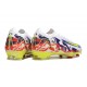 Botas de Futbol Nike Mercurial Vapor XVI Elite FG Blanco Amarillo Violeta Rojo