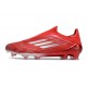 adidas F50 Elite Sin Cordones FG Rojo Plata
