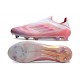 adidas F50 Elite Sin Cordones FG Rosa Blanco