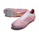 adidas F50 Elite Sin Cordones FG Rosa Blanco