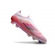 adidas F50 Elite Sin Cordones FG Rosa Blanco