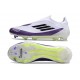 adidas F50 Elite Sin Cordones FG X Messi Ftwr Blanco Negro Morado Unity