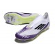 adidas F50 Elite Sin Cordones FG X Messi Ftwr Blanco Negro Morado Unity