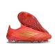 adidas F50 Elite Sin Cordones FG Rojo Dorado Met Rojo Vivo