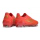adidas F50 Elite Sin Cordones FG Rojo Dorado Met Rojo Vivo