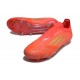 adidas F50 Elite Sin Cordones FG Rojo Dorado Met Rojo Vivo