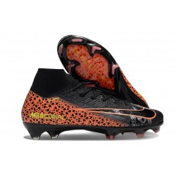 Botas Nike Mercurial Superfly 10 Elite FG Negro Naranja Amarillo