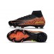 Botas Nike Mercurial Superfly 10 Elite FG Negro Naranja Amarillo