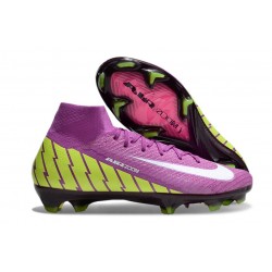 Botas Nike Mercurial Superfly 10 Elite FG Violeta Amarillo Blanco