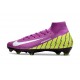 Botas Nike Mercurial Superfly 10 Elite FG Violeta Amarillo Blanco