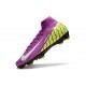 Botas Nike Mercurial Superfly 10 Elite FG Violeta Amarillo Blanco