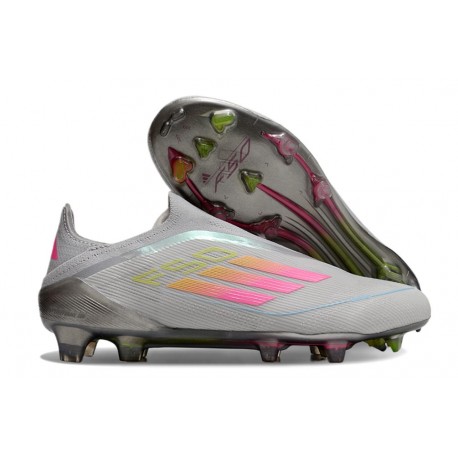 adidas F50 Elite Sin Cordones FG Gris Rose