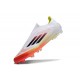 adidas F50 Elite Sin Cordones FG Blanco Negro Amarillo Solar