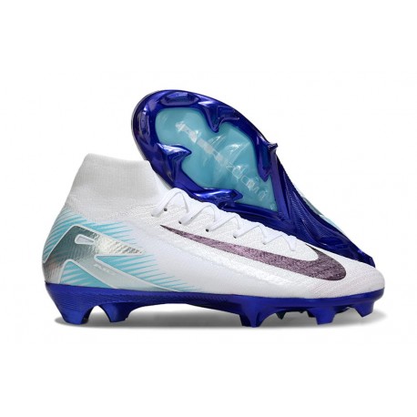 Botas Nike Mercurial Superfly 10 Elite FG Blanco Azul Negro