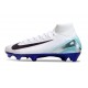 Botas Nike Mercurial Superfly 10 Elite FG Blanco Azul Negro