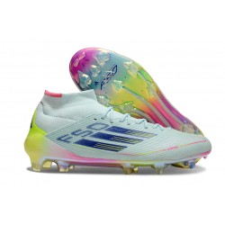 adidas F50 Elite Mid FG Casi Azul Azul Semilúcido Semi Amarillo Solar