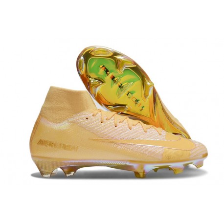 Botas Nike Mercurial Superfly 10 Elite FG Amarillo Oro