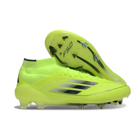 Botas de Futbol adidas F50 Elite Mid FG Amarillo Solar Negro