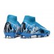 Nike Air Zoom Mercurial Superfly X Elite FG Azul Blanco