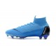 Nike Mercurial Superfly VI Elite FG Tacón - Azul Negro