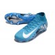 Nike Air Zoom Mercurial Superfly X Elite FG Azul Blanco