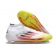 Botas de Futbol adidas F50 Elite Mid FG Ftwr Blanco Rojo Amarillo