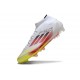 Botas de Futbol adidas F50 Elite Mid FG Ftwr Blanco Rojo Amarillo