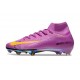 Nike Air Zoom Mercurial Superfly X Elite FG Violeta Amarillo