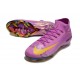 Nike Air Zoom Mercurial Superfly X Elite FG Violeta Amarillo