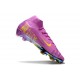 Nike Air Zoom Mercurial Superfly X Elite FG Violeta Amarillo