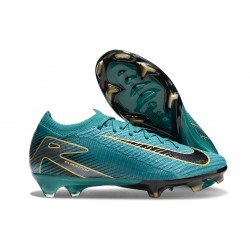 Botas de Futbol Nike Mercurial Vapor XVI Elite FG Cian Negro