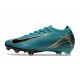 Botas de Futbol Nike Mercurial Vapor XVI Elite FG Cian Negro
