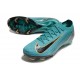 Botas de Futbol Nike Mercurial Vapor XVI Elite FG Cian Negro