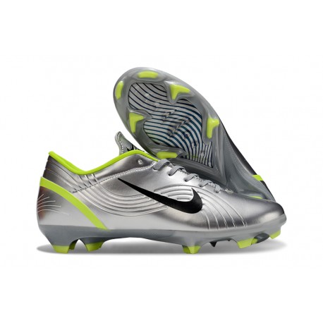 Botas de Futbol Nike Mercurial Vapor XVI Elite FG Plata Negro