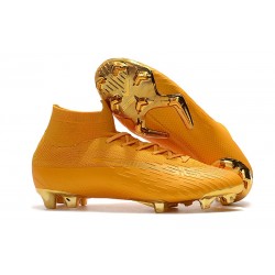 Nike Mercurial Superfly VI Elite FG Tacón - Amarillo Oro