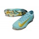 Botas de Futbol Nike Mercurial Vapor XVI Elite FG Azul Oro