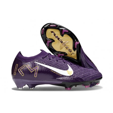 Nike Mercurial Vapor XVI Elite FG X MBAPPE Grand Morado Marfil claro