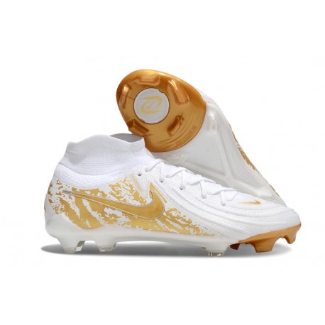 Zapatillas Nike Phantom Luna 2 Elite FG Blanco Dorado