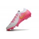 Bota Nike Phantom Luna II Elite L FG Rosa Blanco