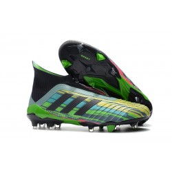 adidas Zapatos de Futbol Predator 18+ FG Verde Negro