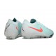 Bota Nike Phantom Luna II Elite L FG Menta Rojo Atómico Negro