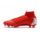 Nike Mercurial Superfly VI Elite FG Tacón - Rojo Blanco